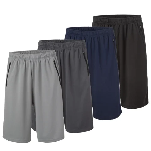 Men’s Quick Dry Athletic Shorts with Pockets