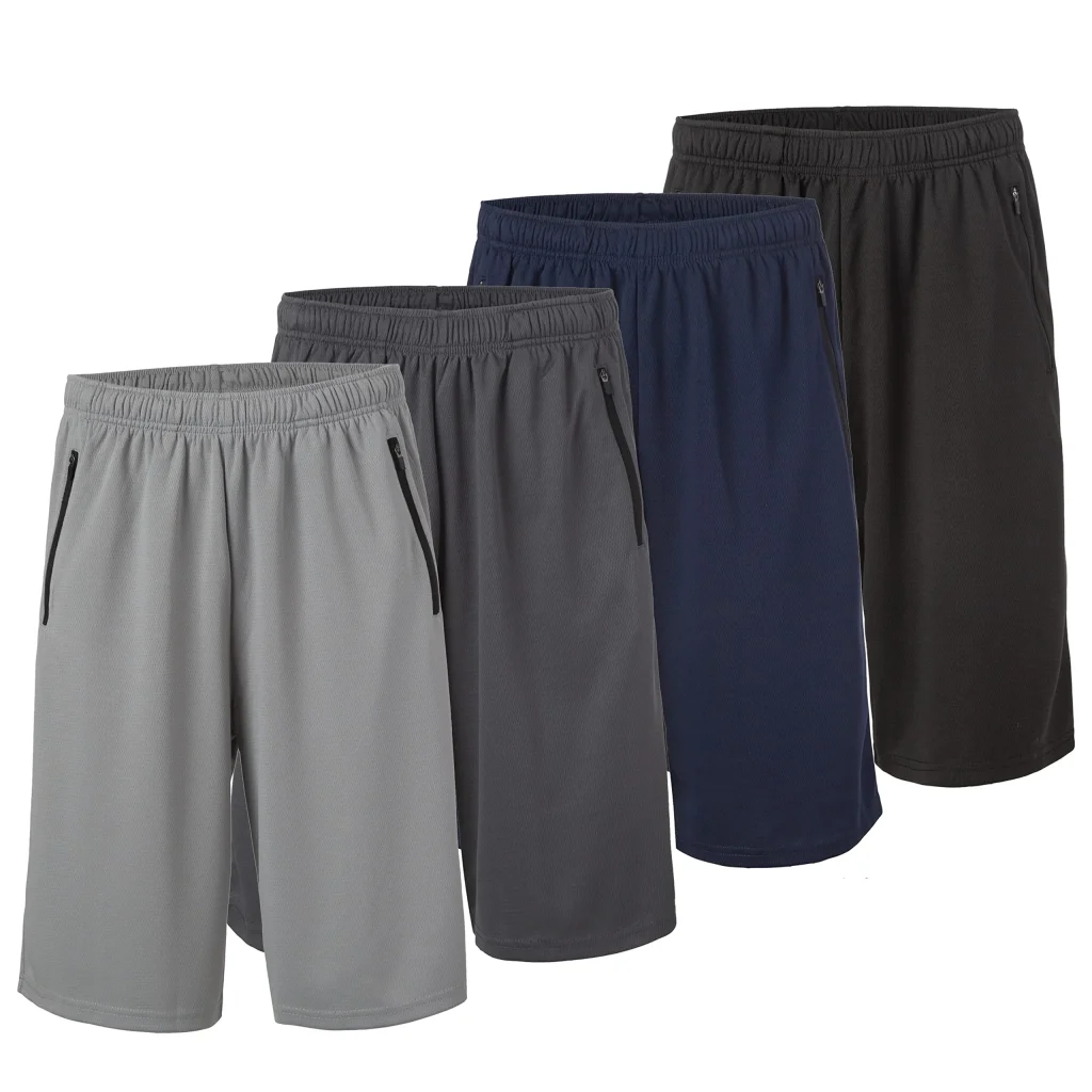 Men’s Quick Dry Athletic Shorts with Pockets