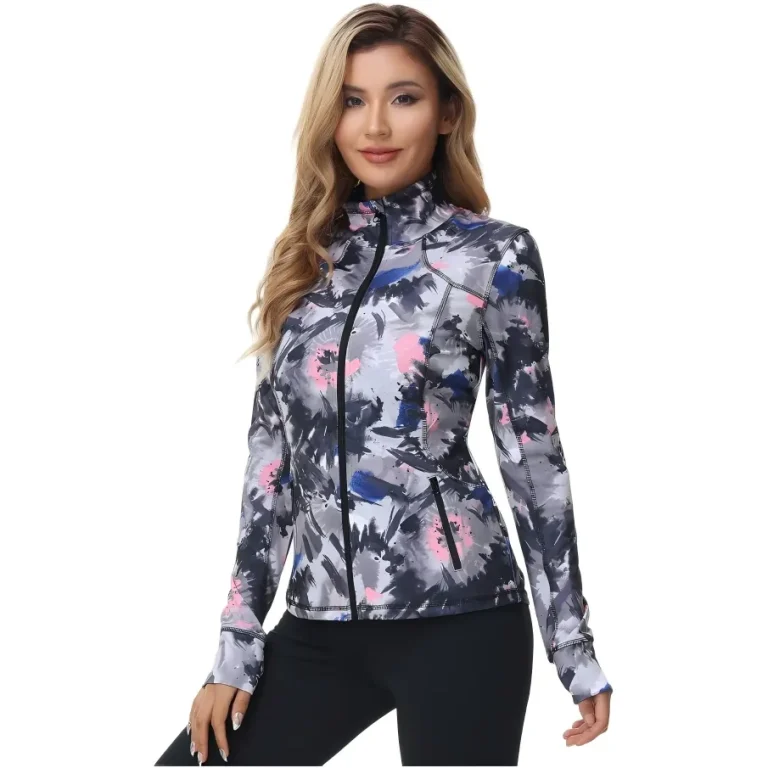 Women’s Active Soft Slim Fit Full Zip Jacket Manufacturer | Custom Fitness Workout Jacket Supplier