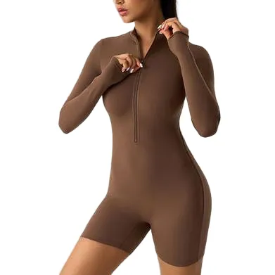 Women’s Workout Jumpsuit Manufacturer | One-Piece Tummy Control Yoga Bodysuit Supplier