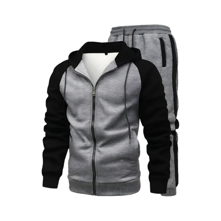 Men’s Tracksuit Manufacturer | Athletic 2-Piece Full Zip Jogging Sweat Suit Supplier