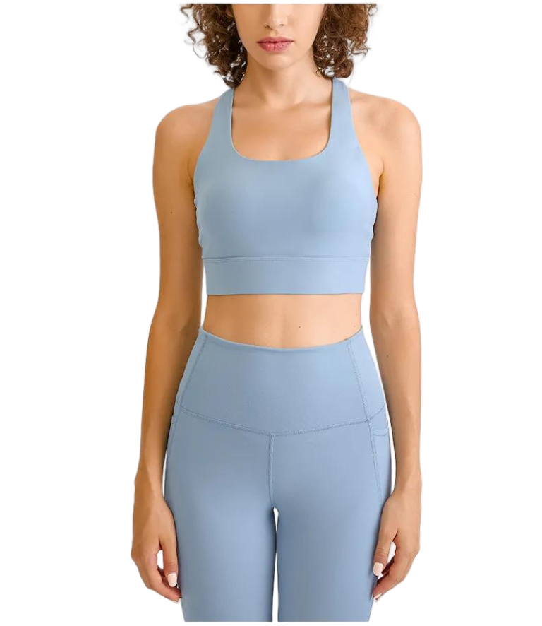 Women’s Sports Bra Manufacturer | Wireless Padded Racerback Medium Support Bra Supplier