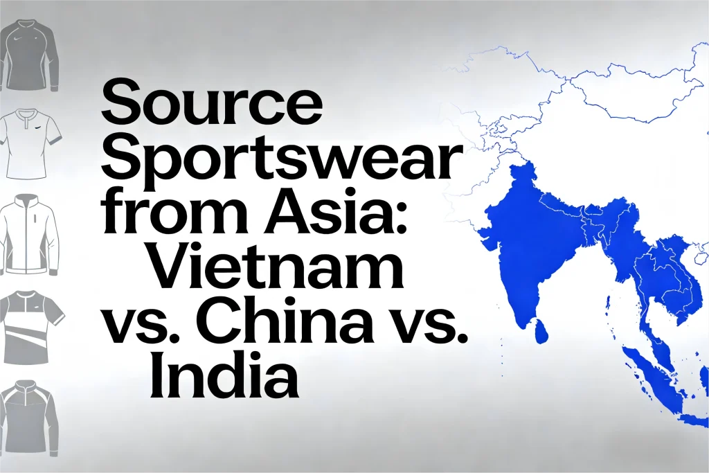 How to Source Sportswear from China, Vietnam and India
