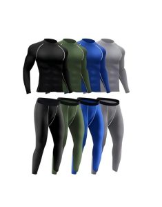 Custom Compression Shirts & Pants Long Sleeve Base Layer Set | Sportswear Manufacturer | OEM & Private Label