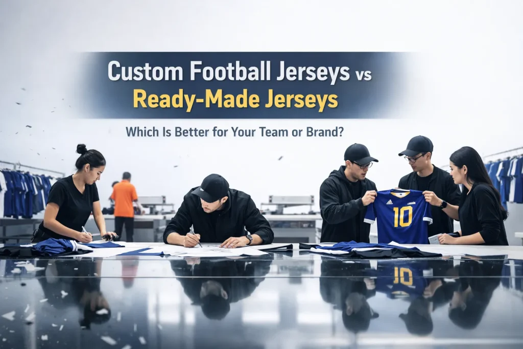Custom Football Jerseys vs Ready-Made Jerseys: Which Is Better for Your Team or Brand?