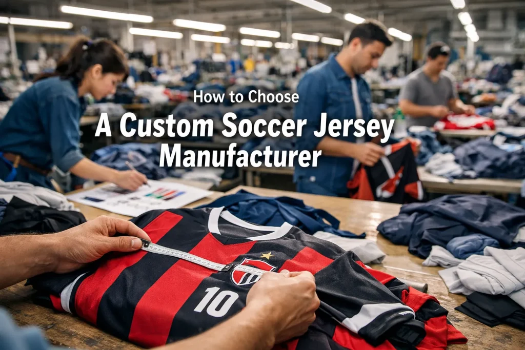 How to Choose a Custom Soccer Jersey Manufacturer