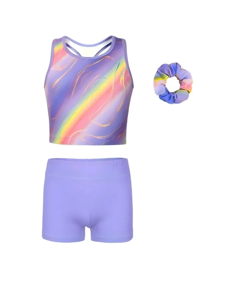 Girls Gymnastics Leotards Manufacturer | Gymnastics Biketards Dance Unitards with Shorts Supplier