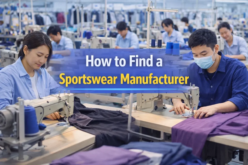 How to Find a Sportswear Manufacturer: A Complete Guide for New Brands